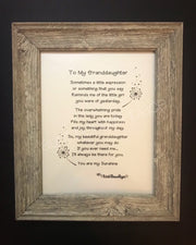 To My Granddaughter - Aunt Honey's Place