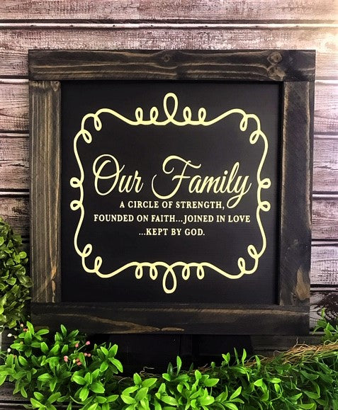 Our Family is a Circle of Strength, Founded on Faith - Aunt Honey's Place