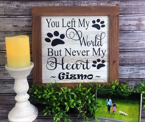 You Left My World but Never My Heart - Aunt Honey's Place