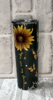 You are my sunshine 20 ounce tumbler