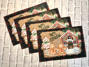 Gingerbread themed holiday placemat