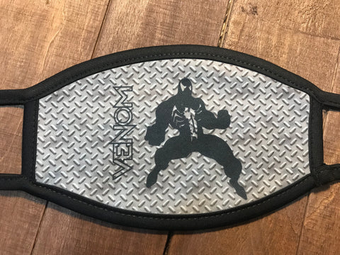 Venom diamond plate face mask