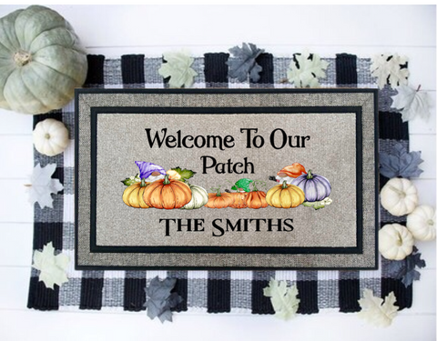 Welcome to our Patch door mat