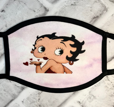 Betty Boop inspired personal mask