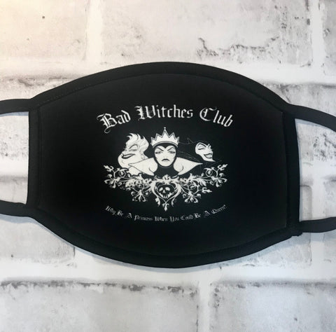 Bad witches club personal face mask