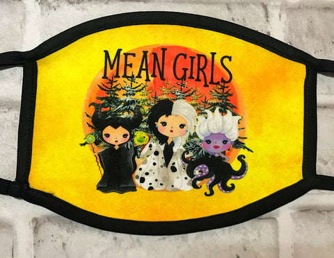 Mean girls! Villainess inspired face mask